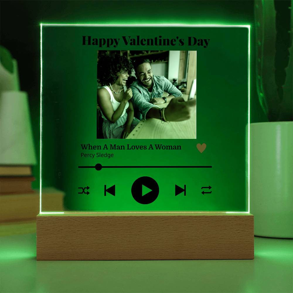 Favorite Song LED Plaque - Personalized