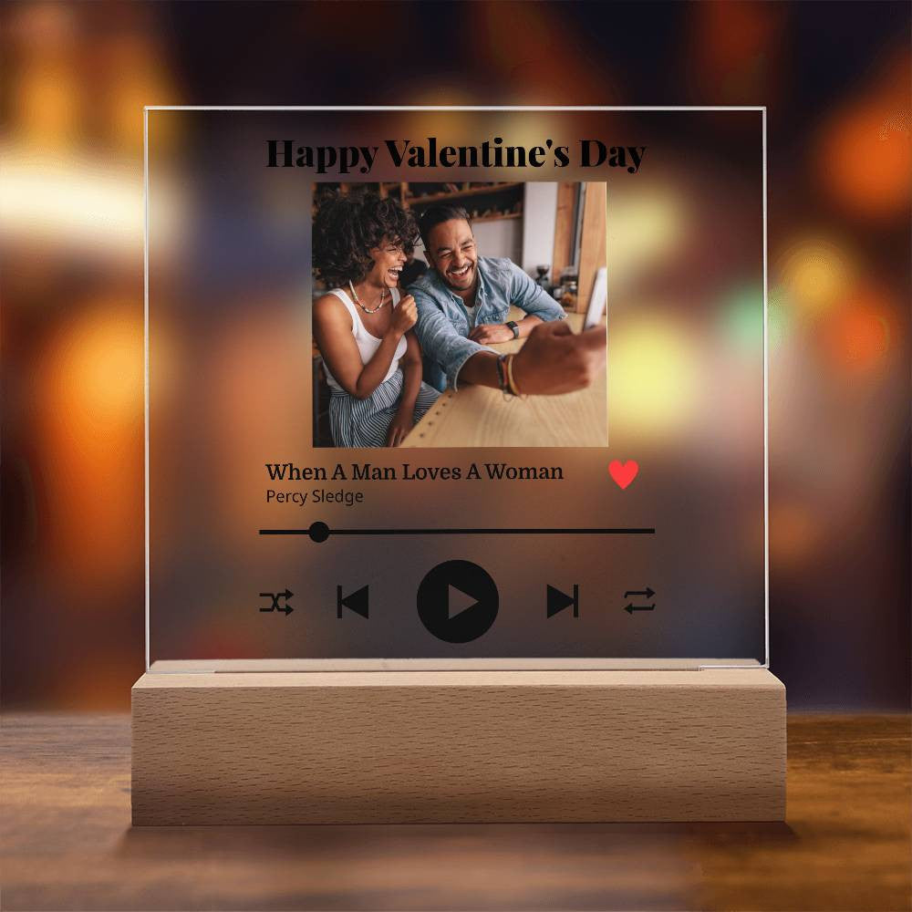 Favorite Song LED Plaque - Personalized