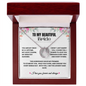 Lucky in Love – Groom to Bride Horseshoe Pendant Necklace