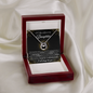 Lucky Horseshoe Necklace for Daughter