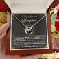 Lucky Horseshoe Necklace for Daughter