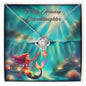 Granddaughter Enchanted Love Knot Necklace