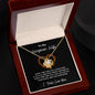 To My Gorgeous Wife | Eternal Flame Necklace
