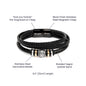 To My Son - Courage, Strength & Love Bracelet