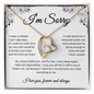 I'm Sorry | Forever Love Necklace