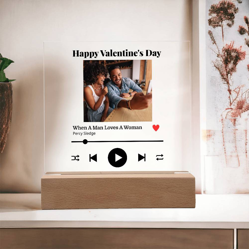 Favorite Song LED Plaque - Personalized