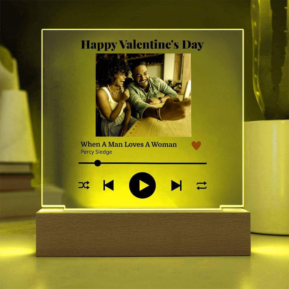 Favorite Song LED Plaque - Personalized