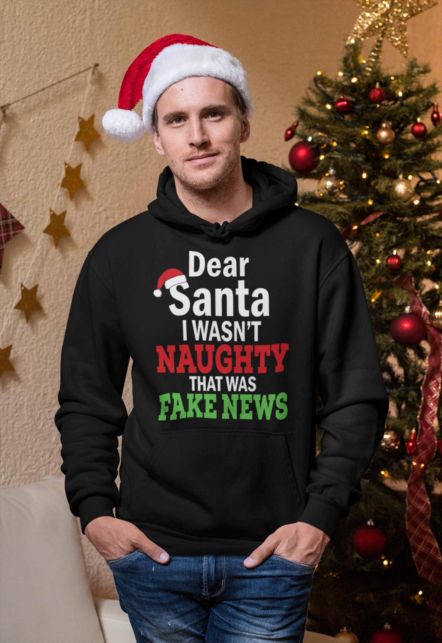 ๐ "Santa, Iโve Been Framed" Unisex Hoodie ๐
