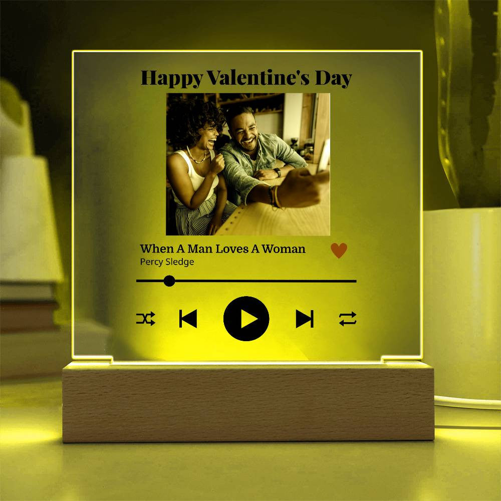 Favorite Song LED Plaque - Personalized