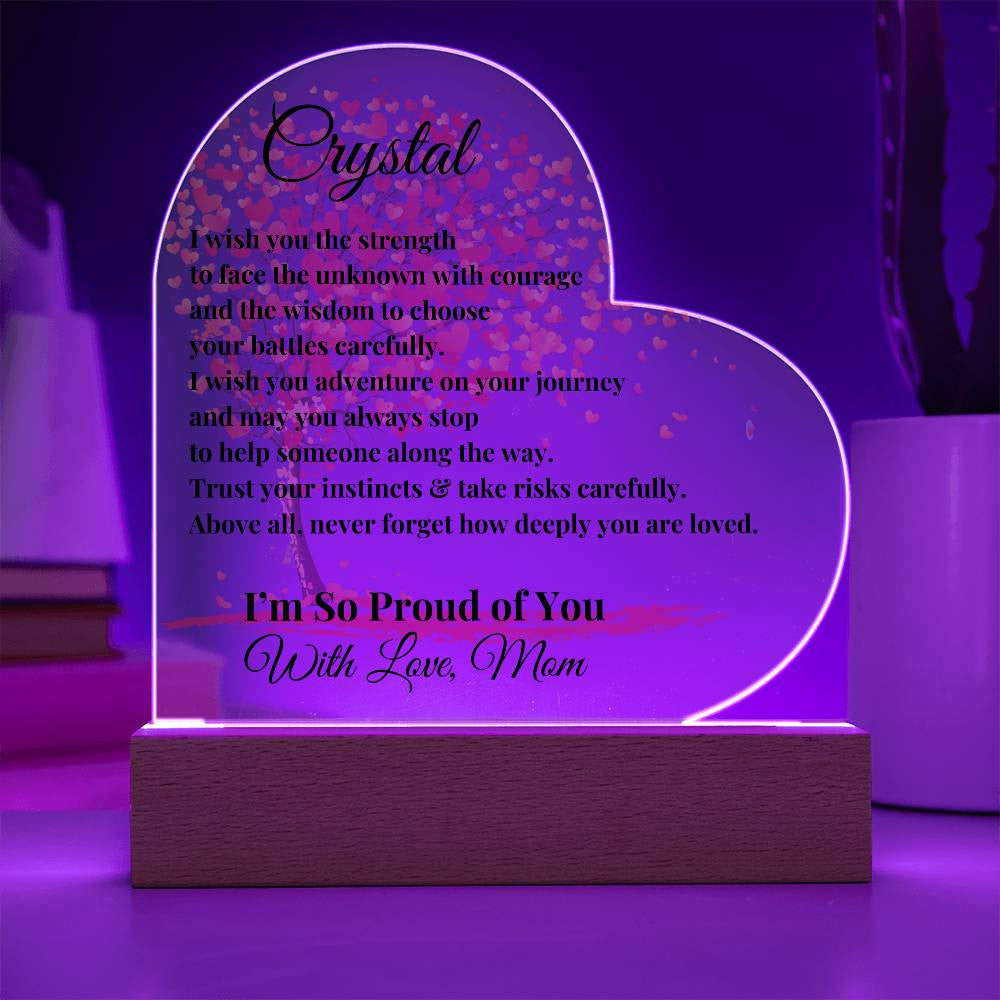 Embrace Your Journey (Personalized Plaque)