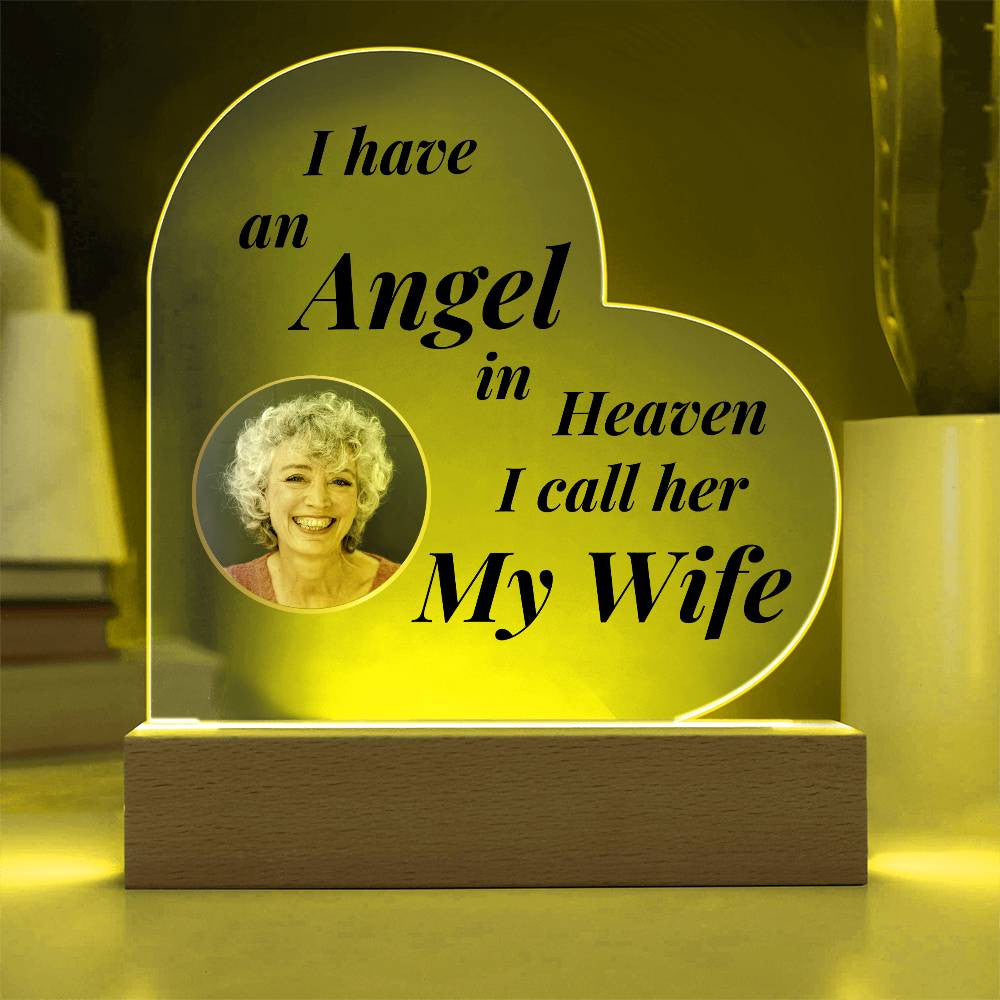 In Loving Memory of My Wife Personalized