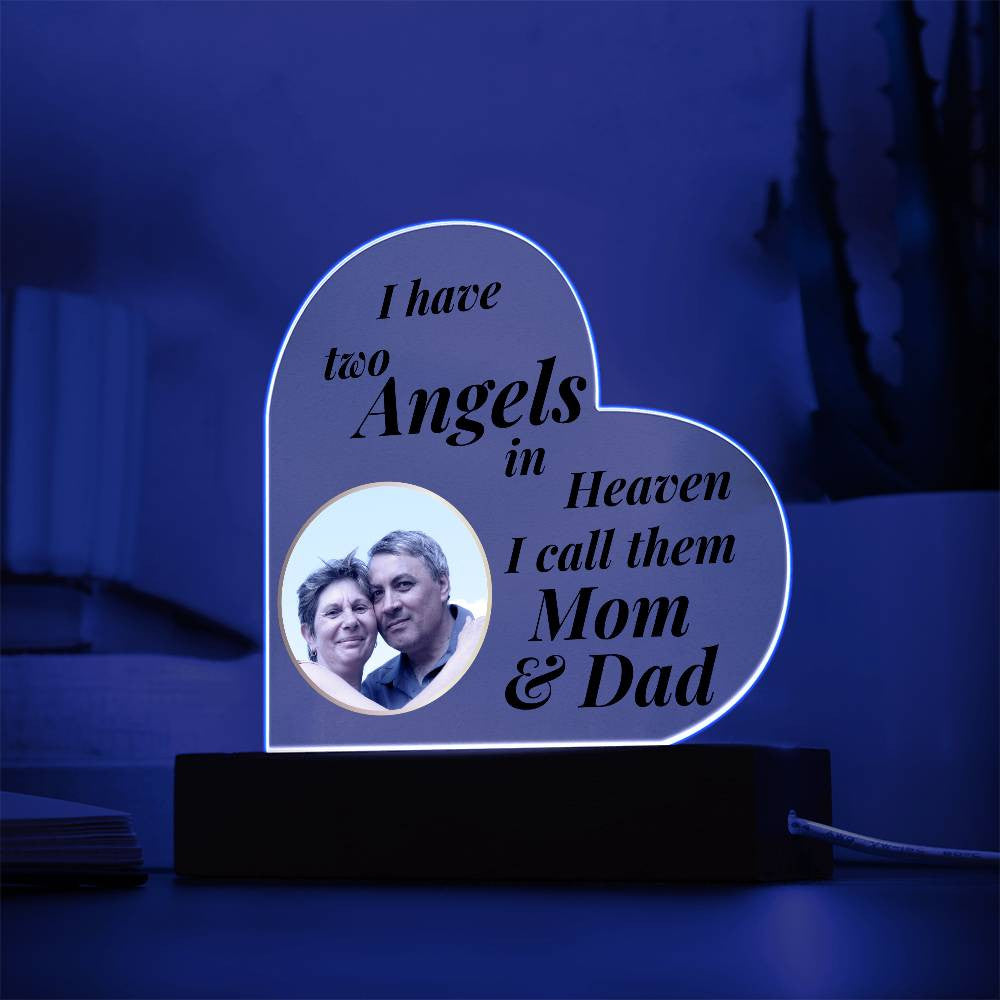 In Loving Memory of Mom and Dad Personalized