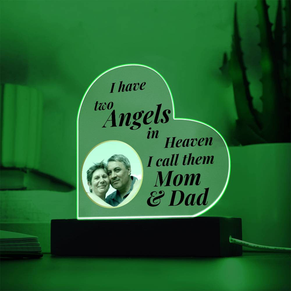 In Loving Memory of Mom and Dad Personalized