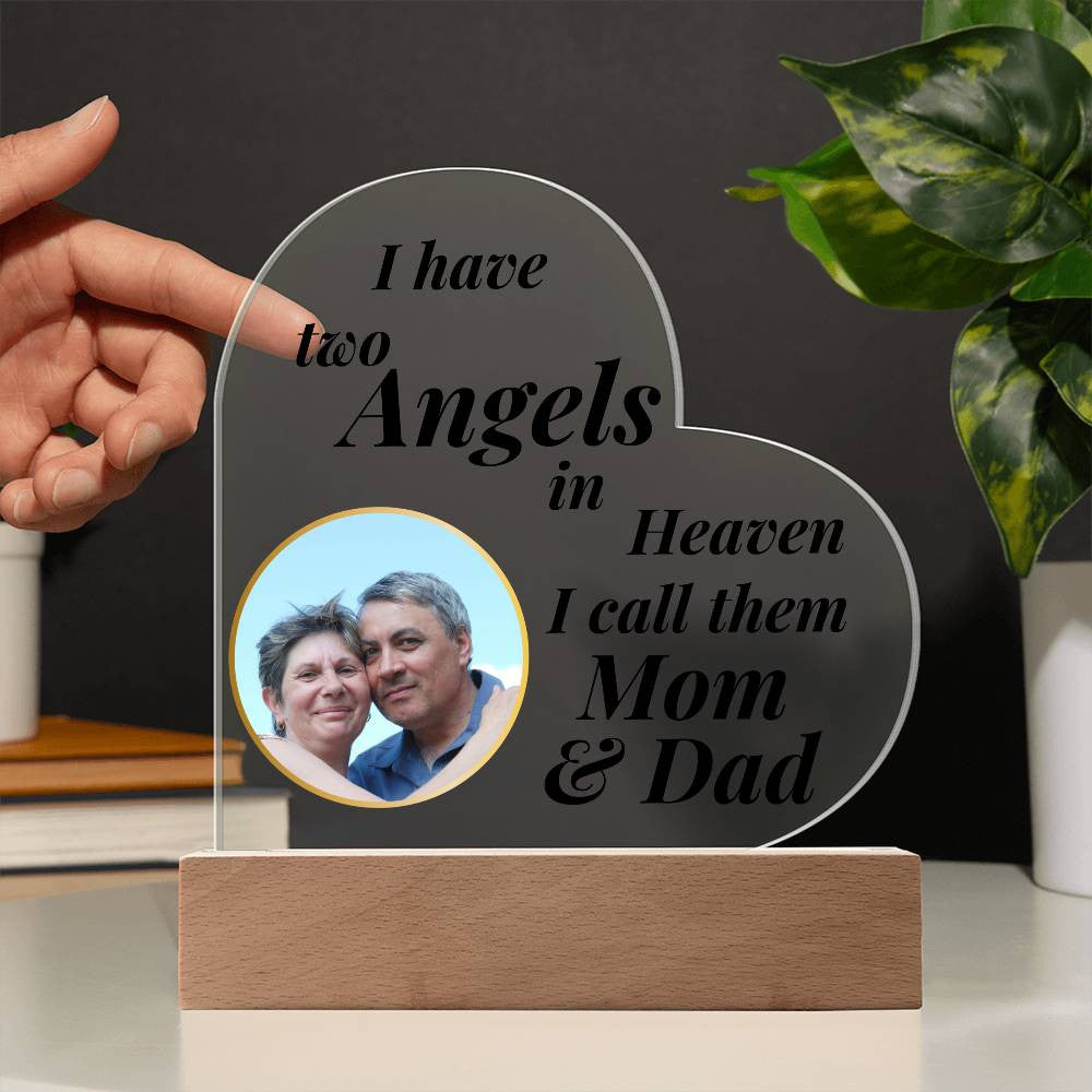 In Loving Memory of Mom and Dad Personalized โ I Remember Us