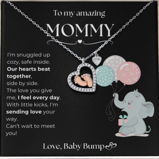 Little Kicks of Love Heart Necklace