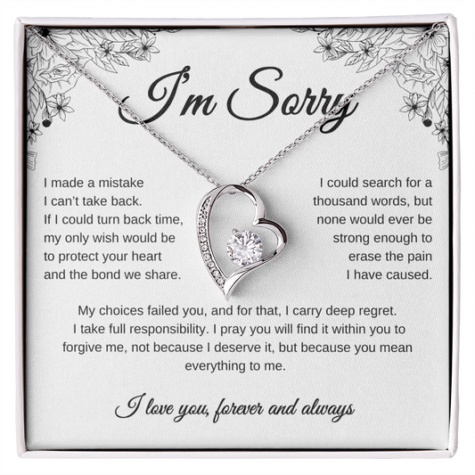 I'm Sorry | Forever Love Necklace