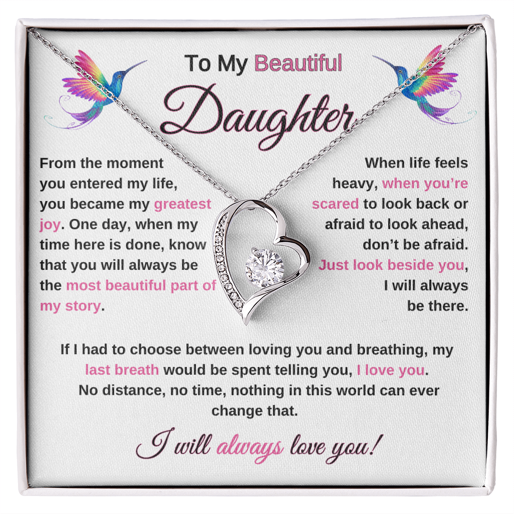 My Daughter | My Greatest Joy Heart Necklace