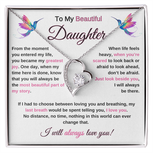My Daughter | My Greatest Joy Heart Necklace