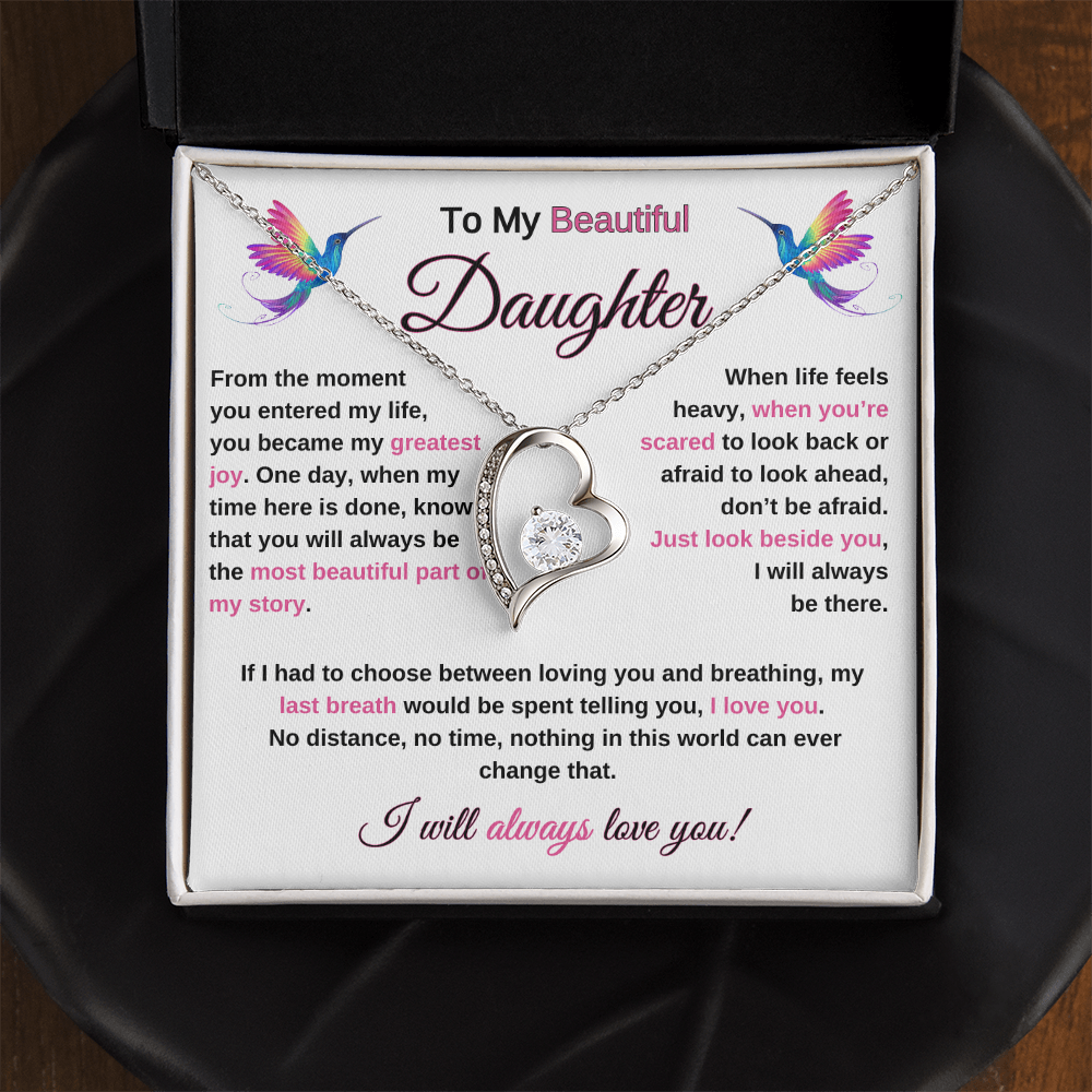 My Daughter | My Greatest Joy Heart Necklace