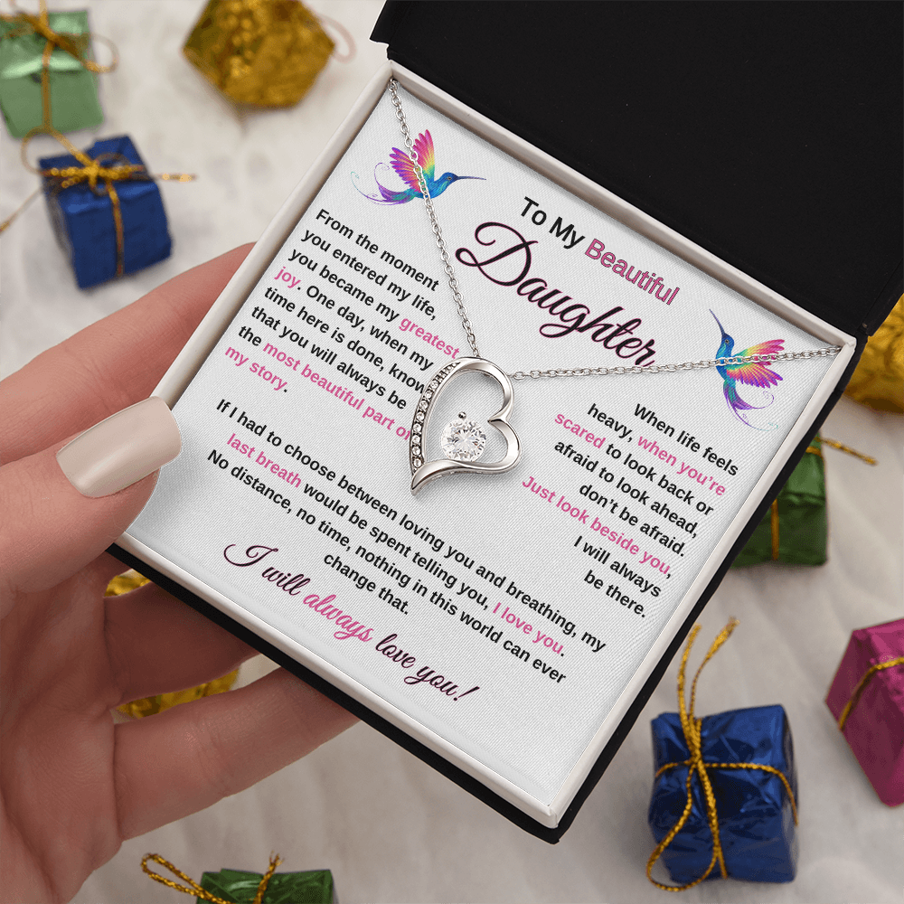 My Daughter | My Greatest Joy Heart Necklace
