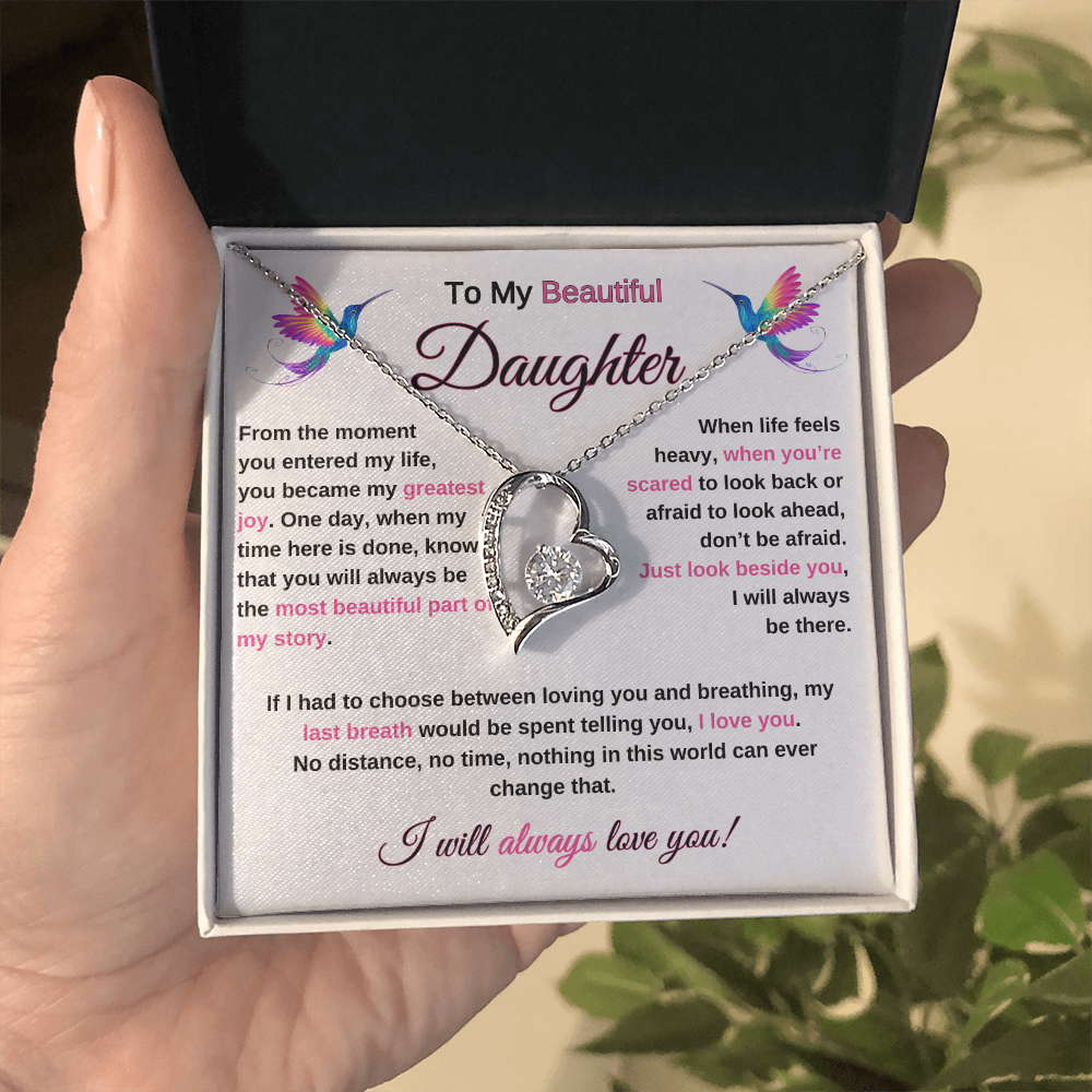 My Daughter | My Greatest Joy Heart Necklace