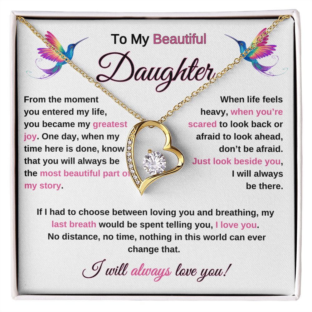My Daughter | My Greatest Joy Heart Necklace