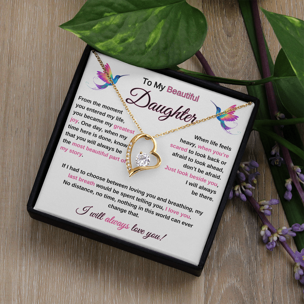 My Daughter | My Greatest Joy Heart Necklace
