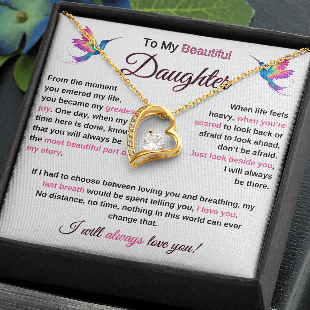 My Daughter | My Greatest Joy Heart Necklace