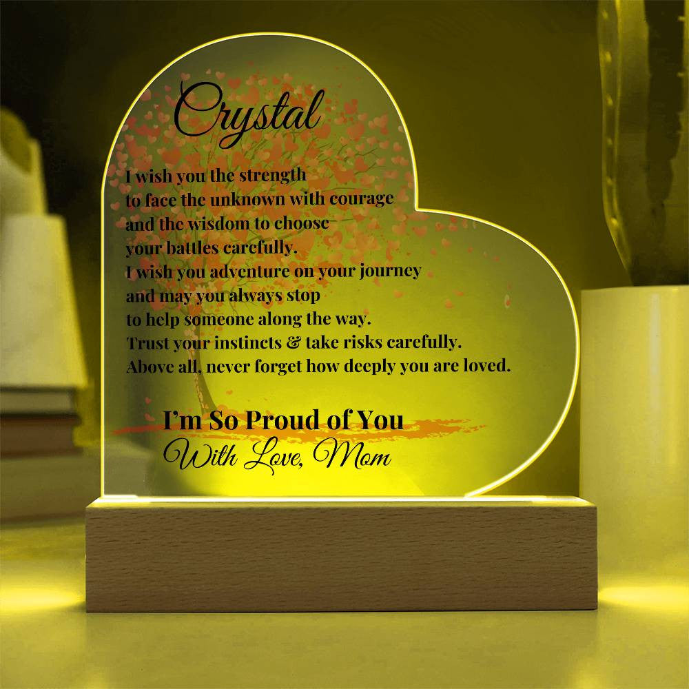 Embrace Your Journey (Personalized Plaque)