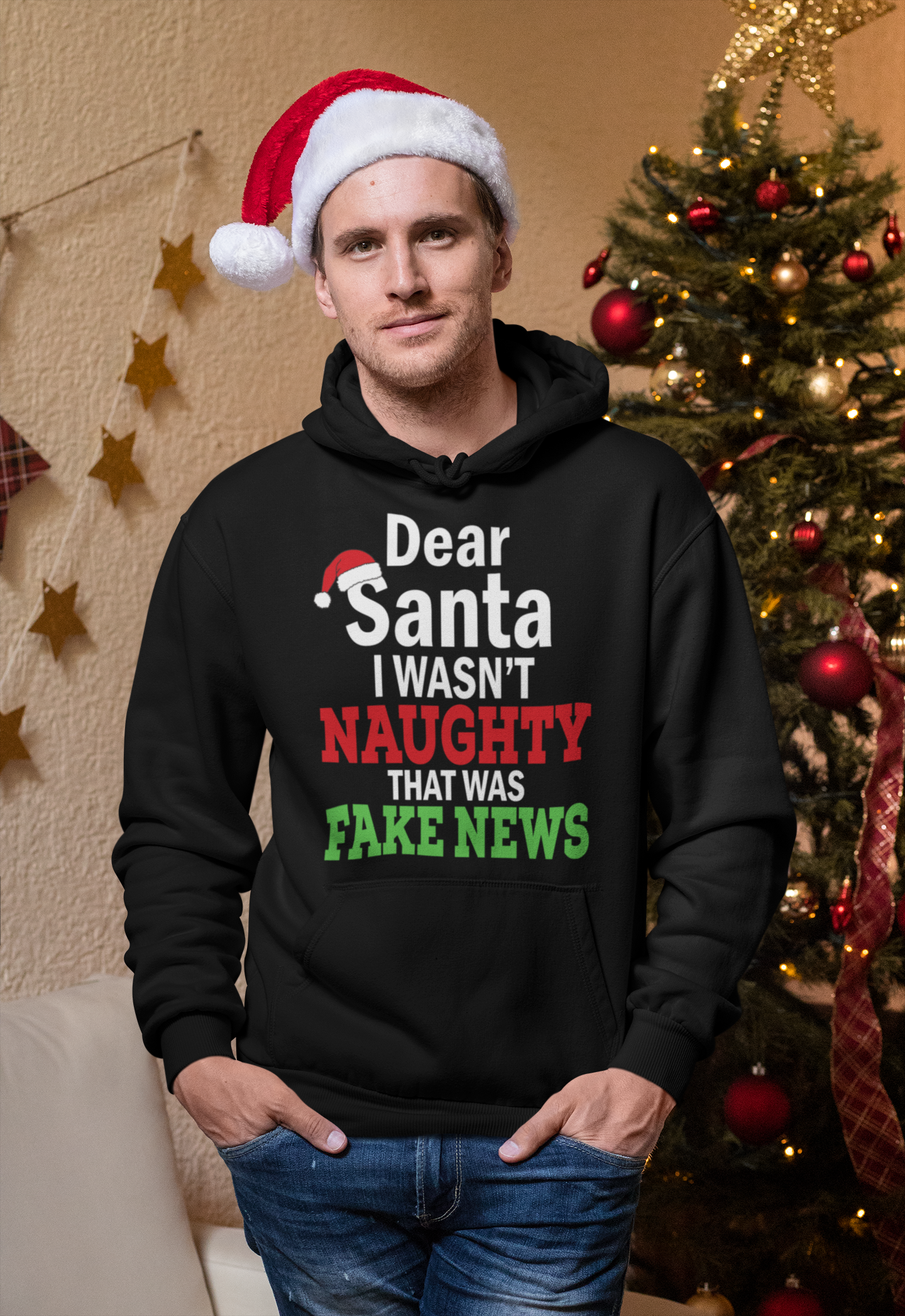 🎄 "Santa, I’ve Been Framed"  Unisex Hoodie 🎄