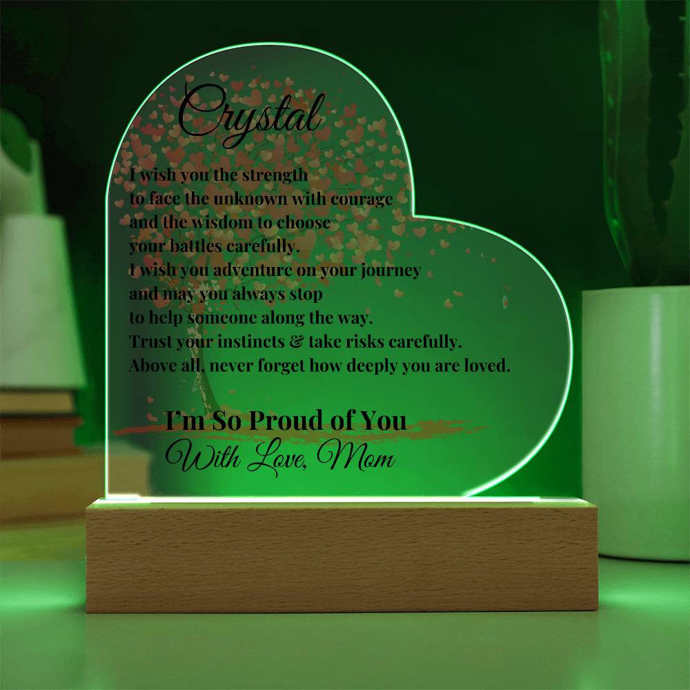 Embrace Your Journey (Personalized Plaque)